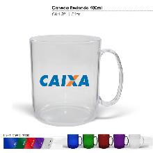 CANECA CRISTAL REDONDA 400ML